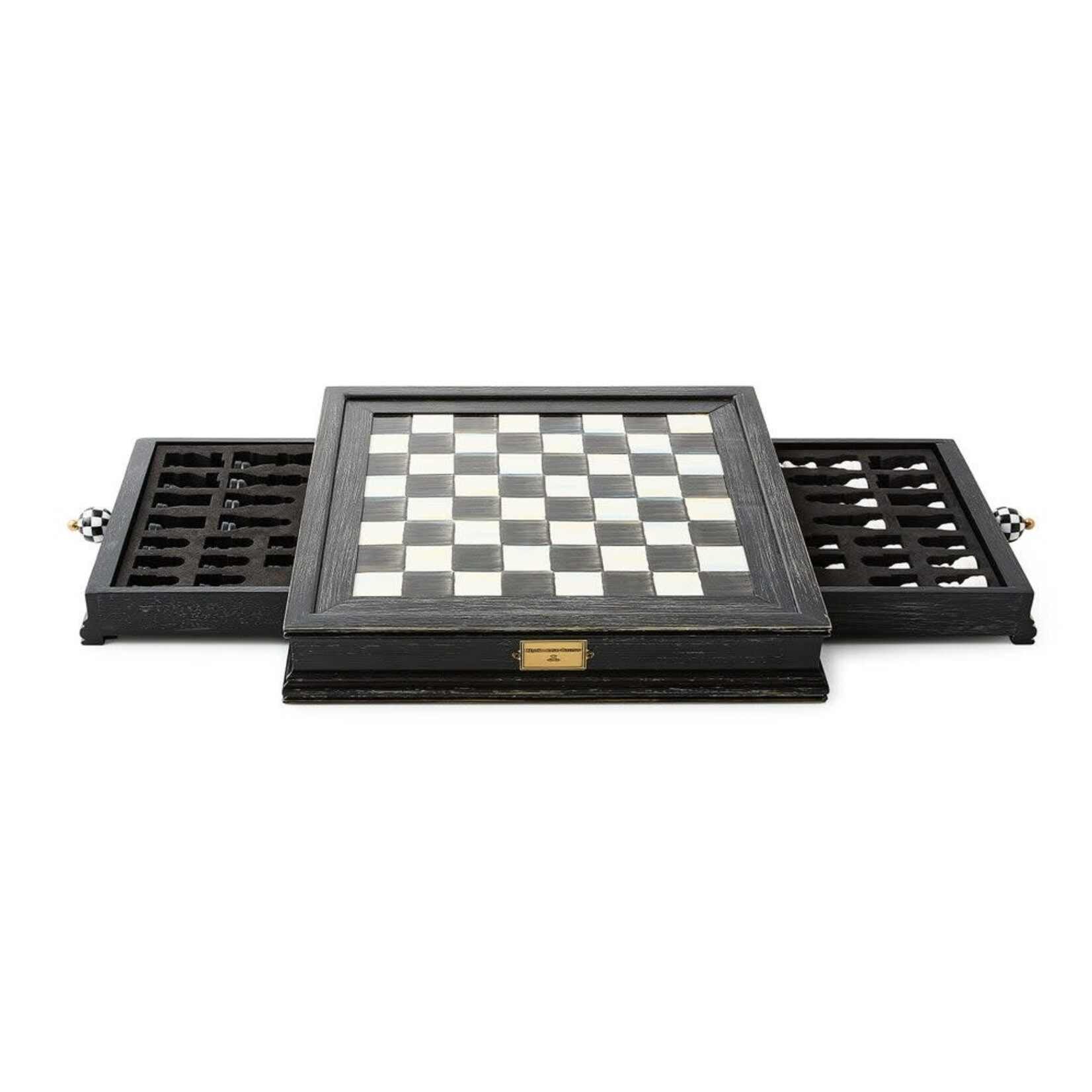 MacKenzie-Childs courtly check chess set
