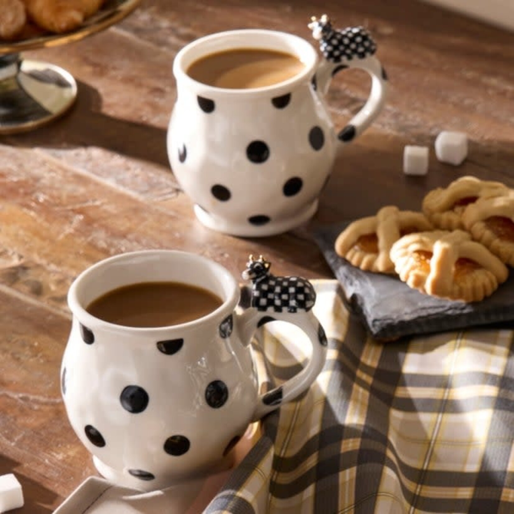 MacKenzie-Childs cow creamery mug