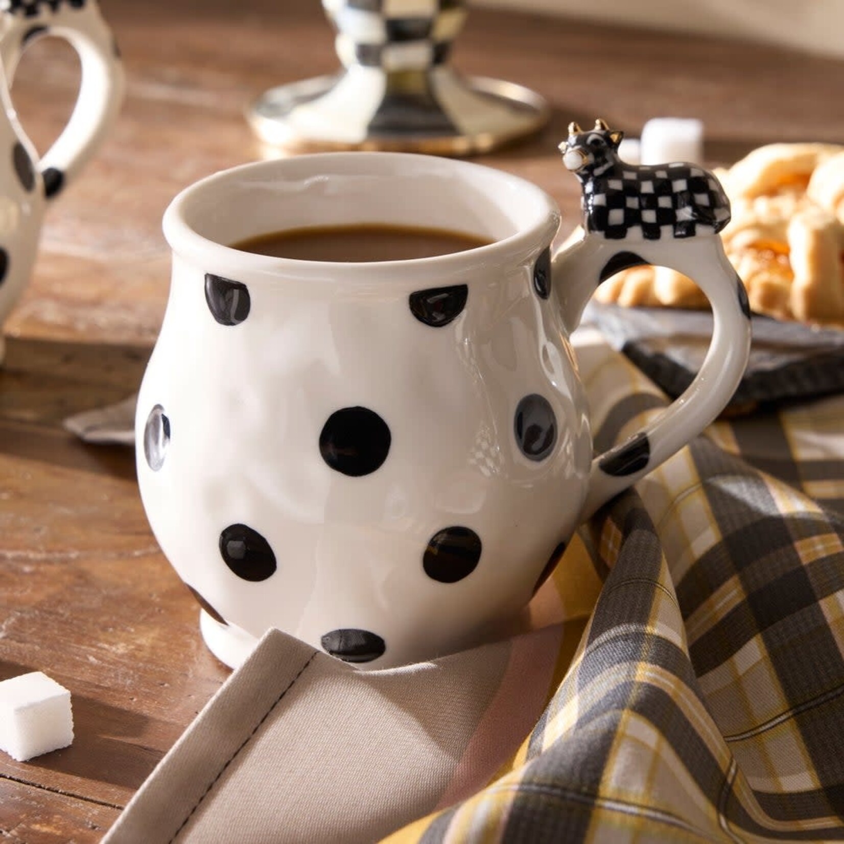 MacKenzie-Childs cow creamery mug
