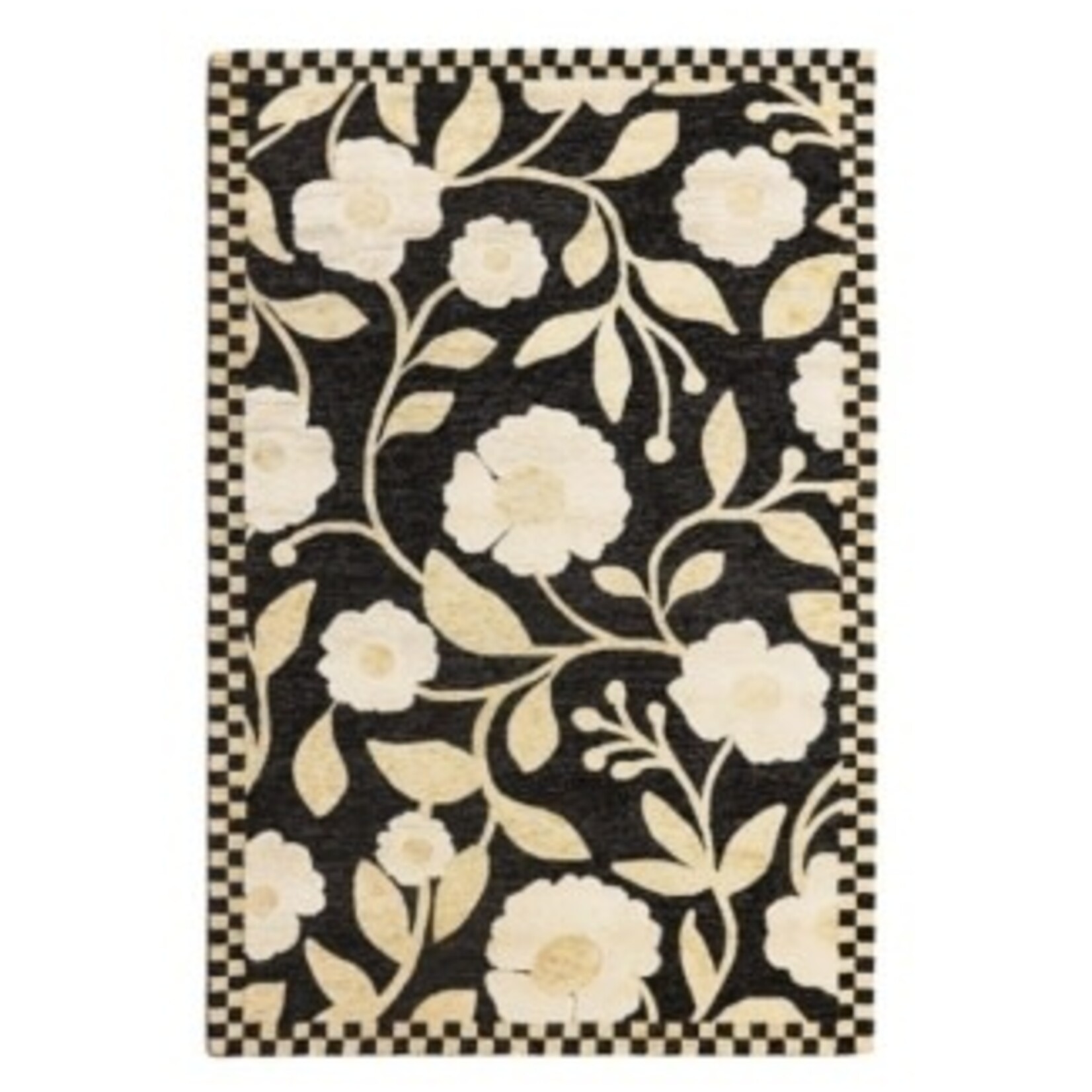 MacKenzie-Childs farmhouse floral 5' x 8' rug