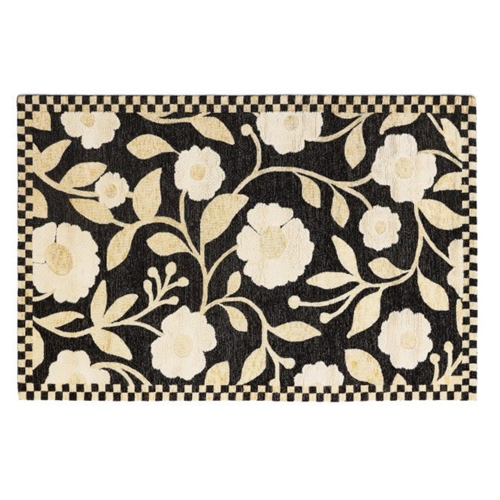 MacKenzie-Childs farmhouse floral 5' x 8' rug