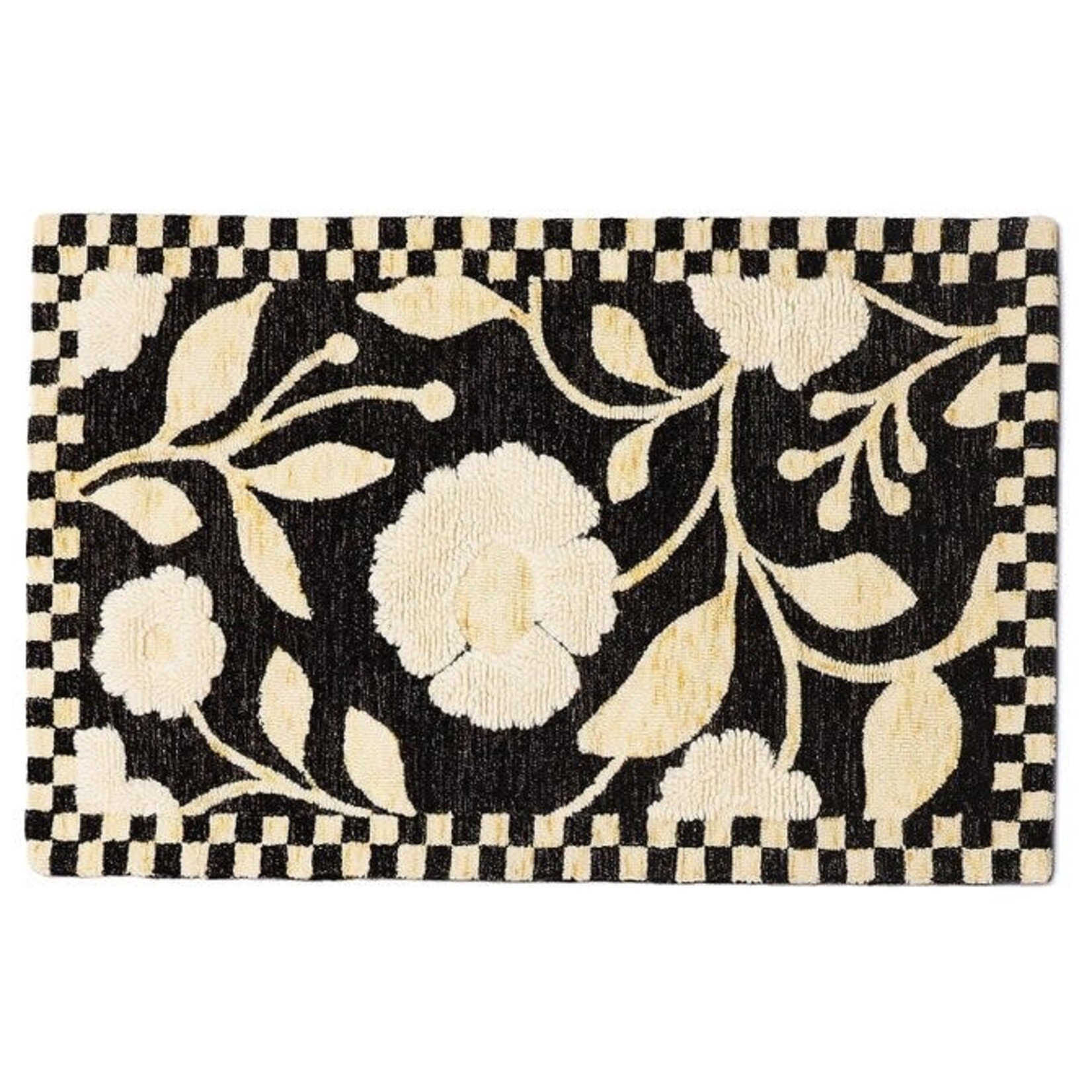 MacKenzie-Childs farmhouse floral 3' x 5' rug