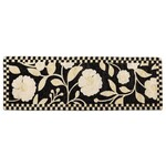 MacKenzie-Childs farmhouse floral 2'6" x 8' runner