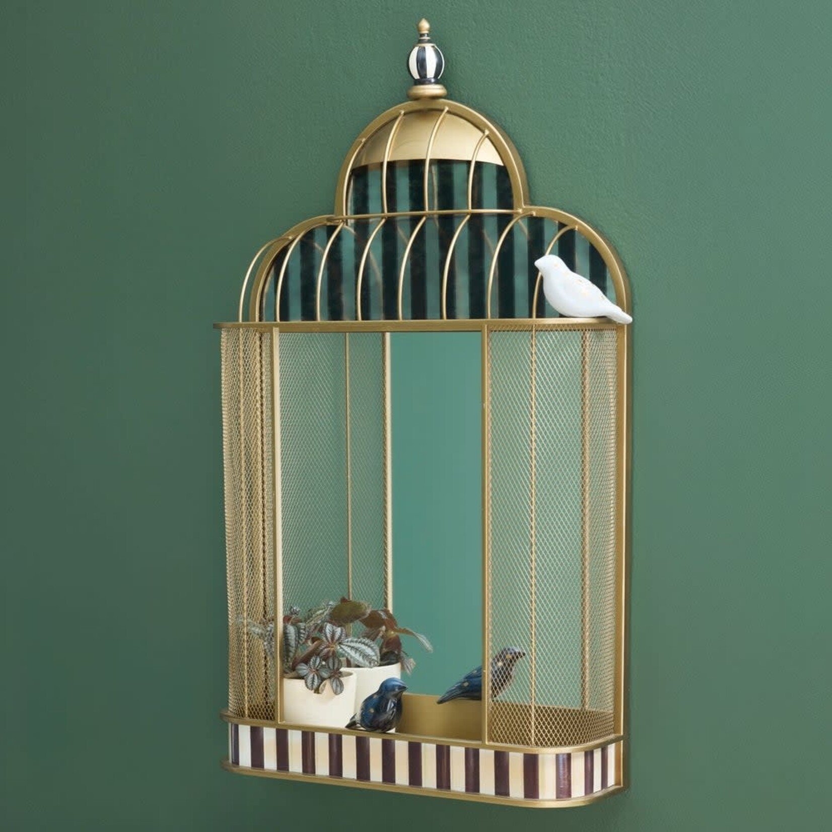 MacKenzie-Childs birdcage medium wall mirror