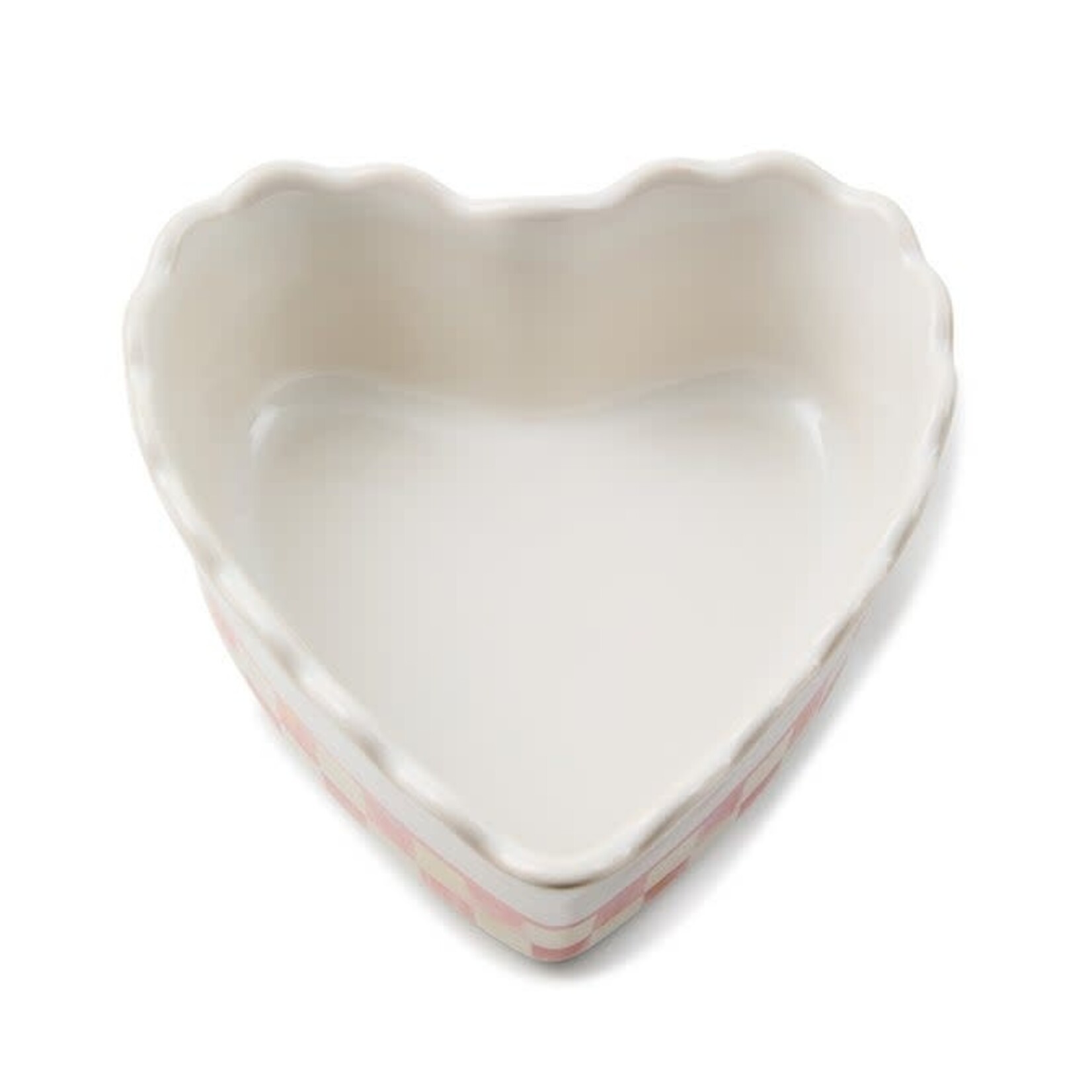MacKenzie-Childs rosy check everyday small heart baker