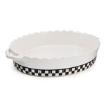 MacKenzie-Childs courtly check everyday large oval baker