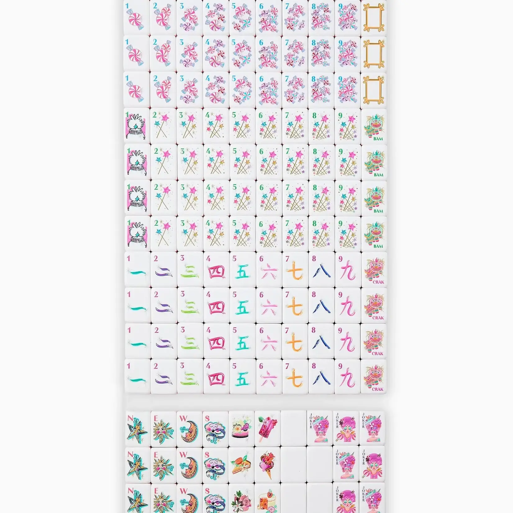 Oh My Mahjong Glitterville Mahjong Tiles