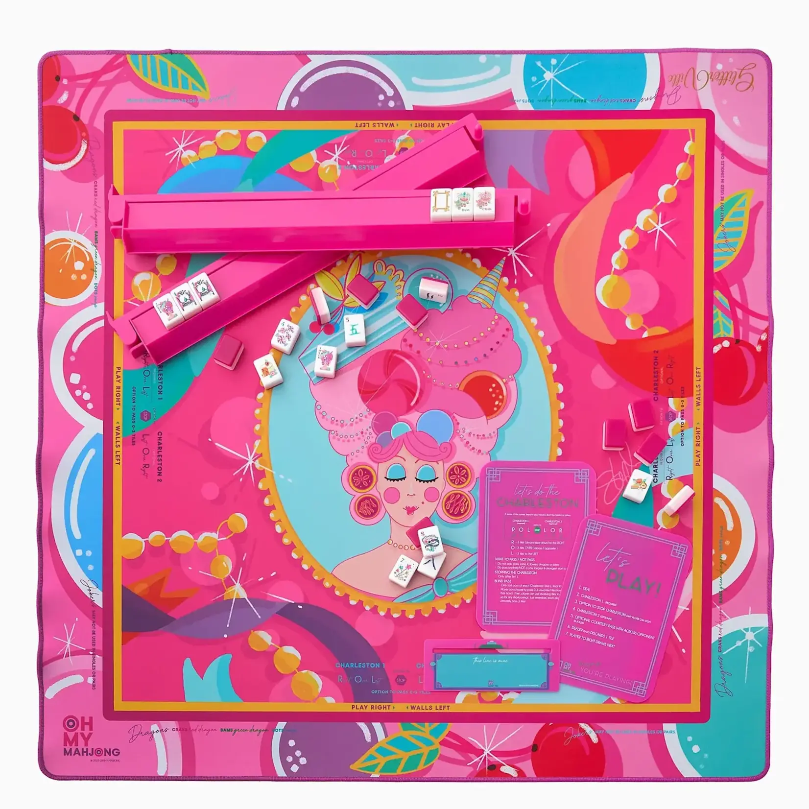 Oh My Mahjong Glitterville Marie Sweet Mahjong Mat