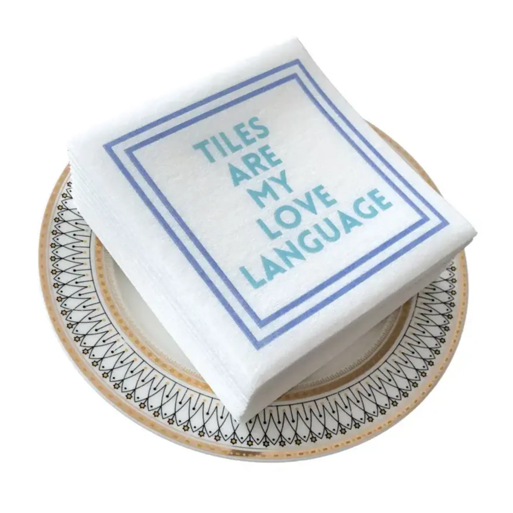 My Fair Mahjong Luxury 5x5 Mahjong Napkins-25ct