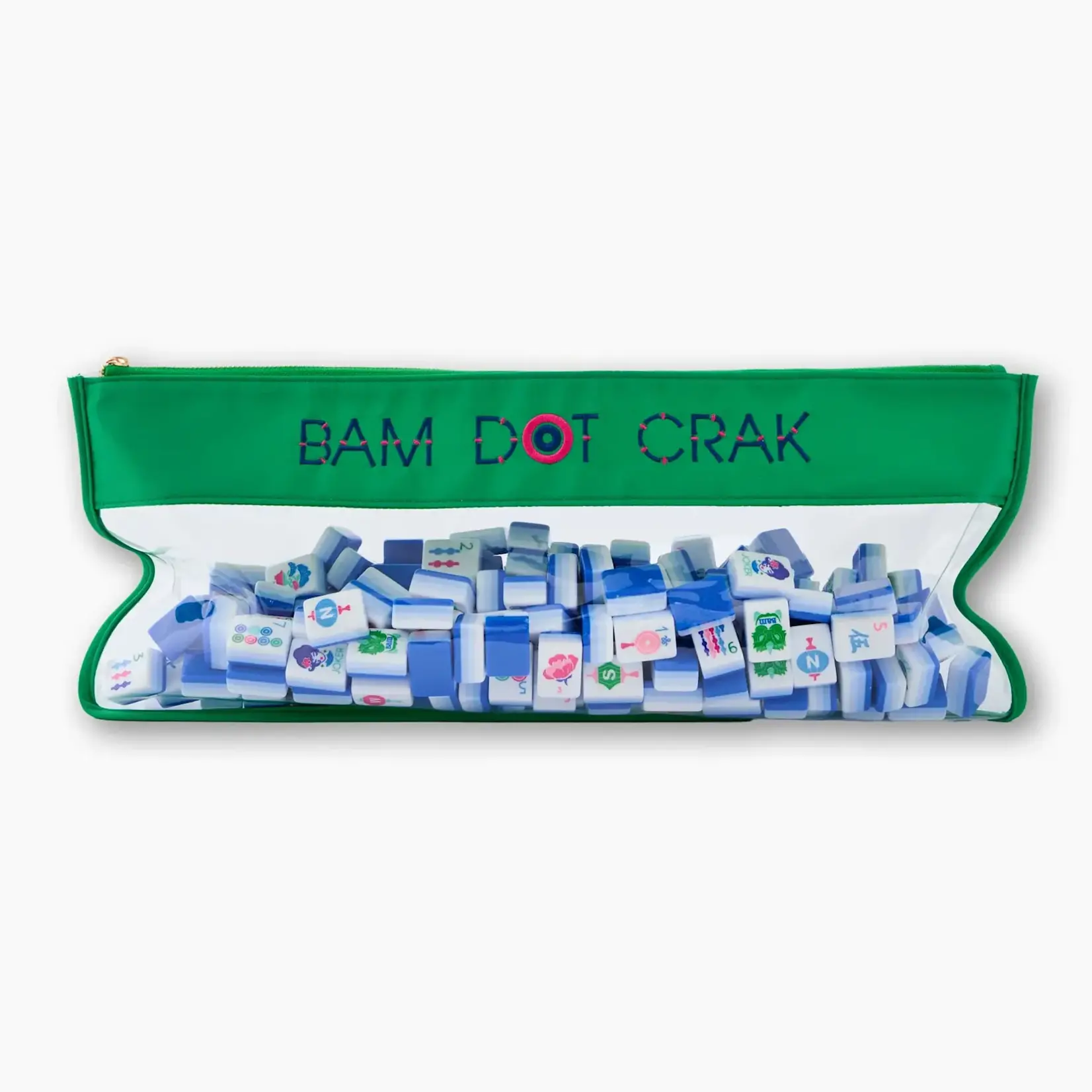 Oh My Mahjong Kelly Green Bam Dot Crak Bag