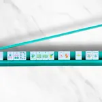 Peace Love Mahjong Aqua Mahjong Racks & Pushers (Set of 4)