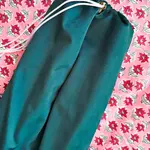 Peace Love Mahjong Dark Teal Rack Bag