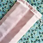 Peace Love Mahjong Light Pink Rack Bag