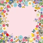 Bespoke Mahjong Preppy Pink Garden Mat no Tube