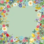 Bespoke Mahjong Mossy Green Garden Mahjong Mat