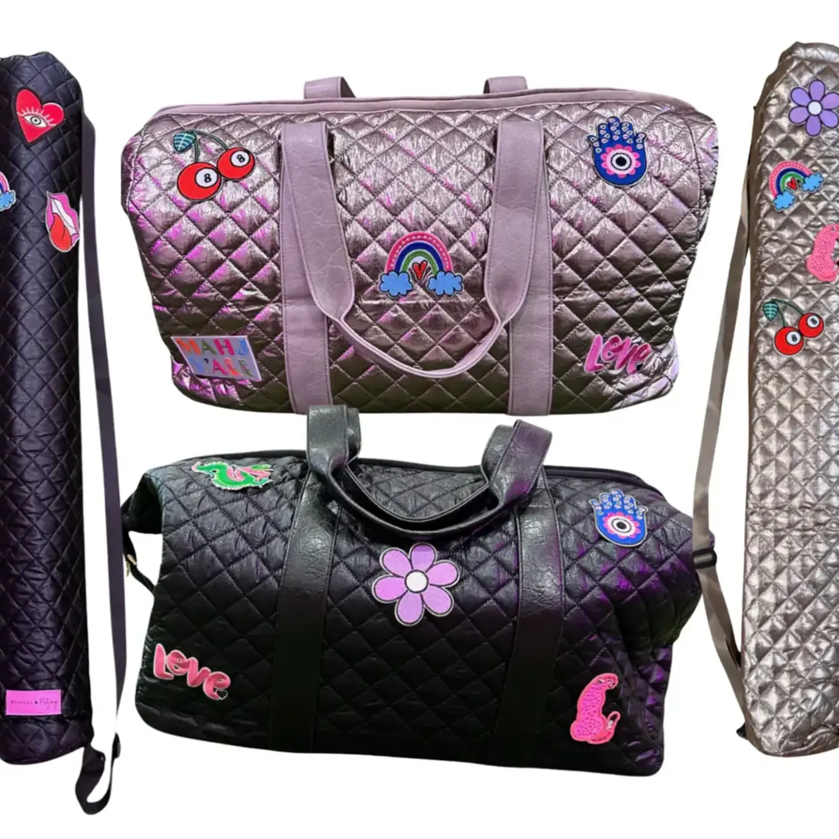 Bespoke Mahjong Midnight Black Patch Perfect Bundle – Tote & Sling