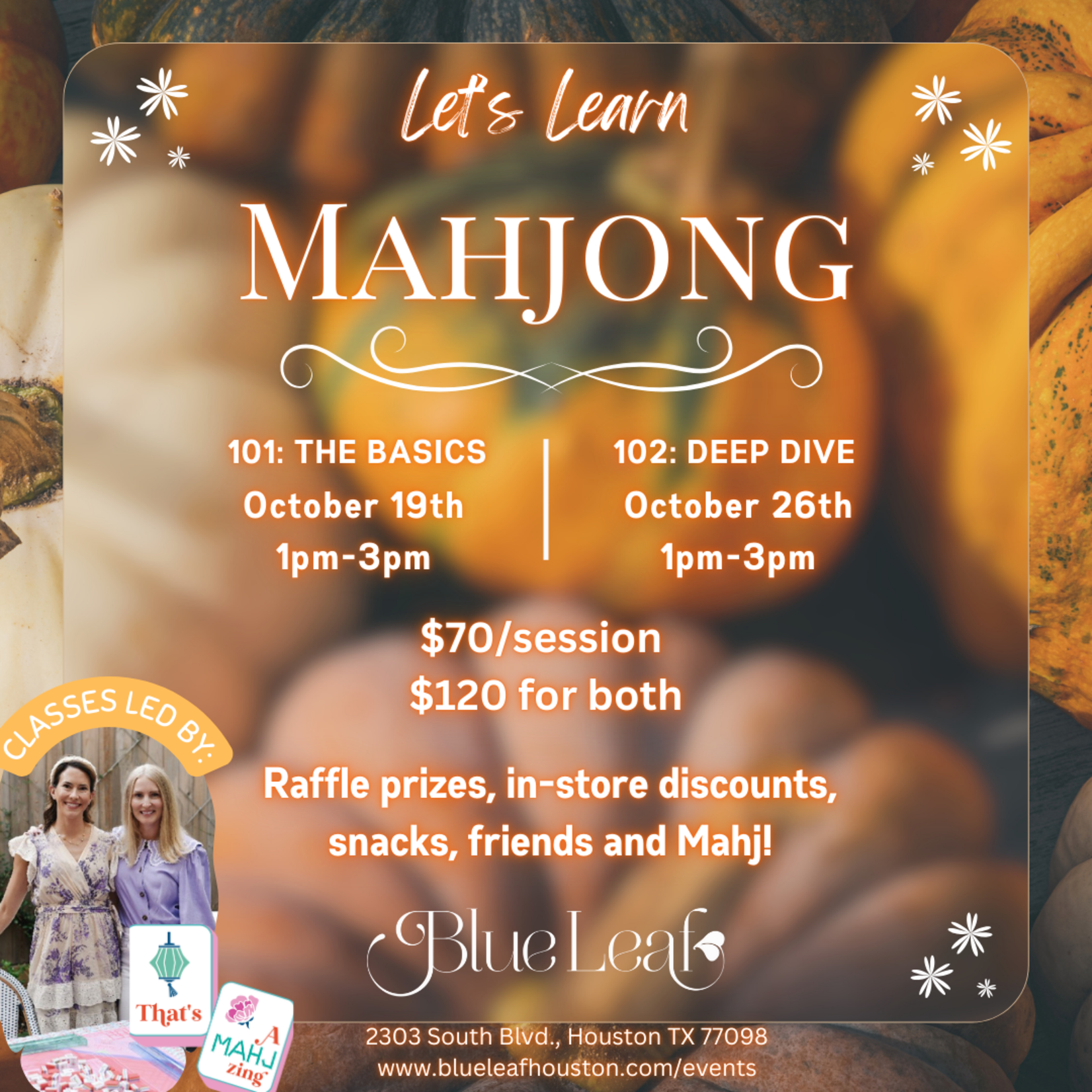 Fall Mahjong 101 & 102 Bundle 2025