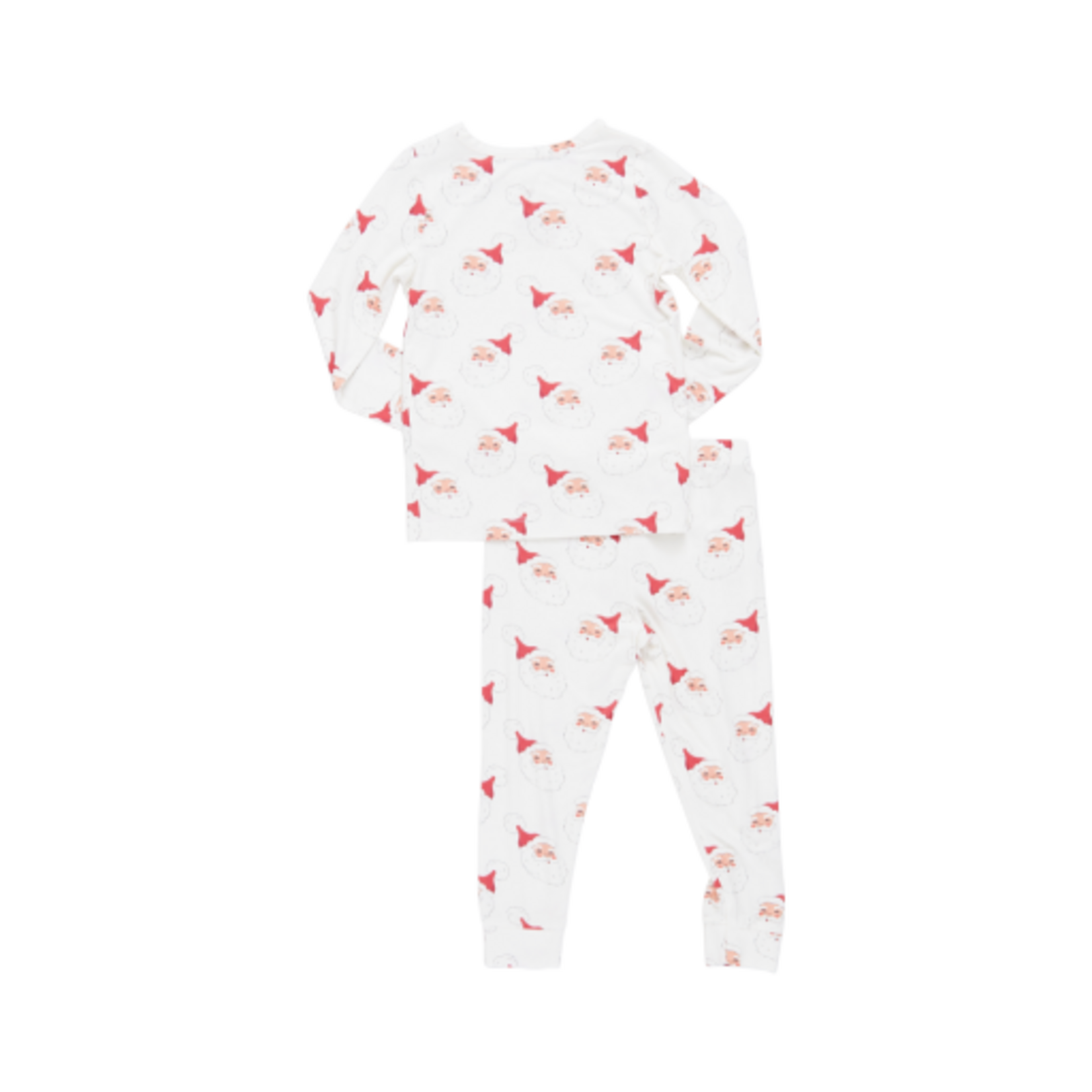 Pink Chicken kids bamboo pj set - small santas