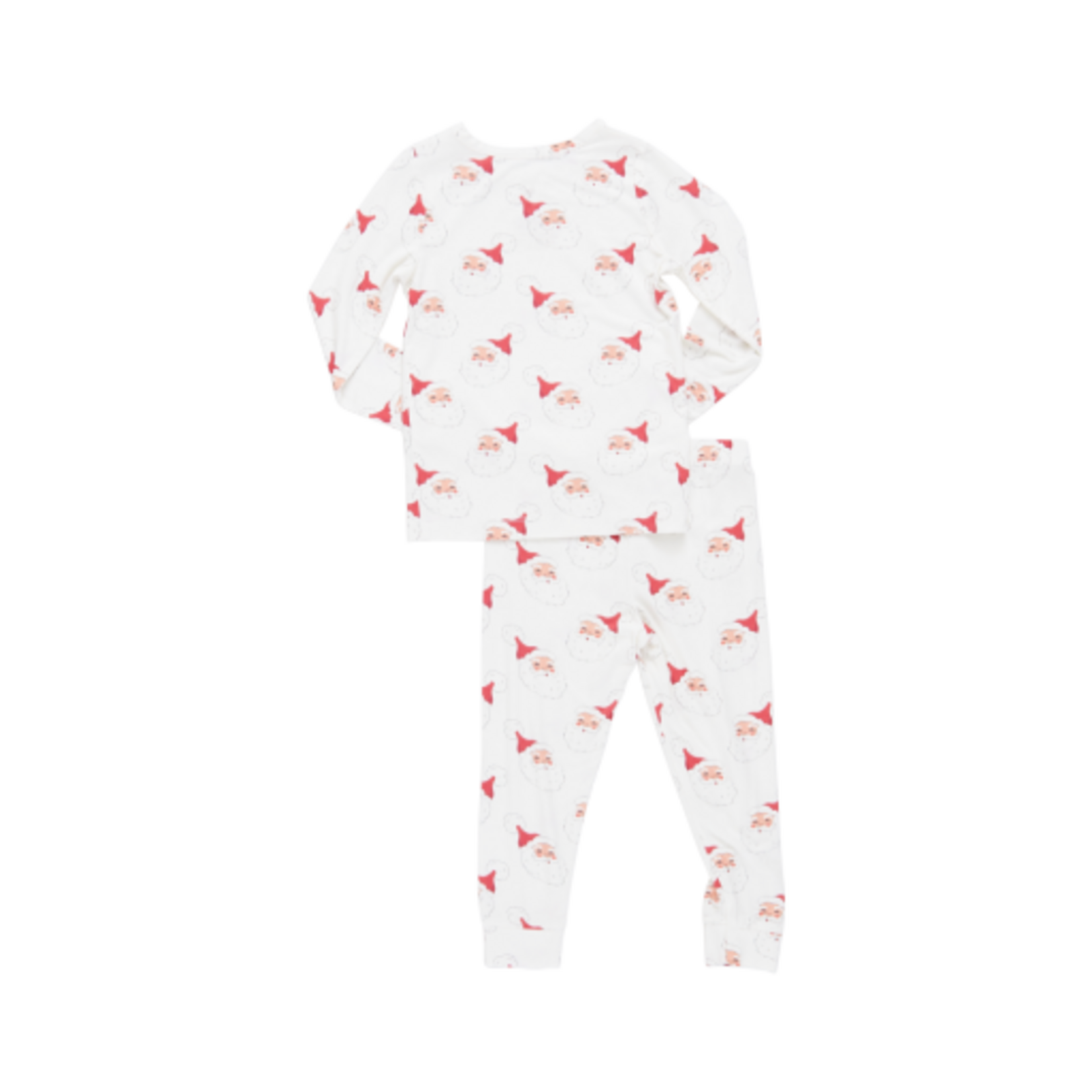 Pink Chicken kids bamboo pj set - small santas