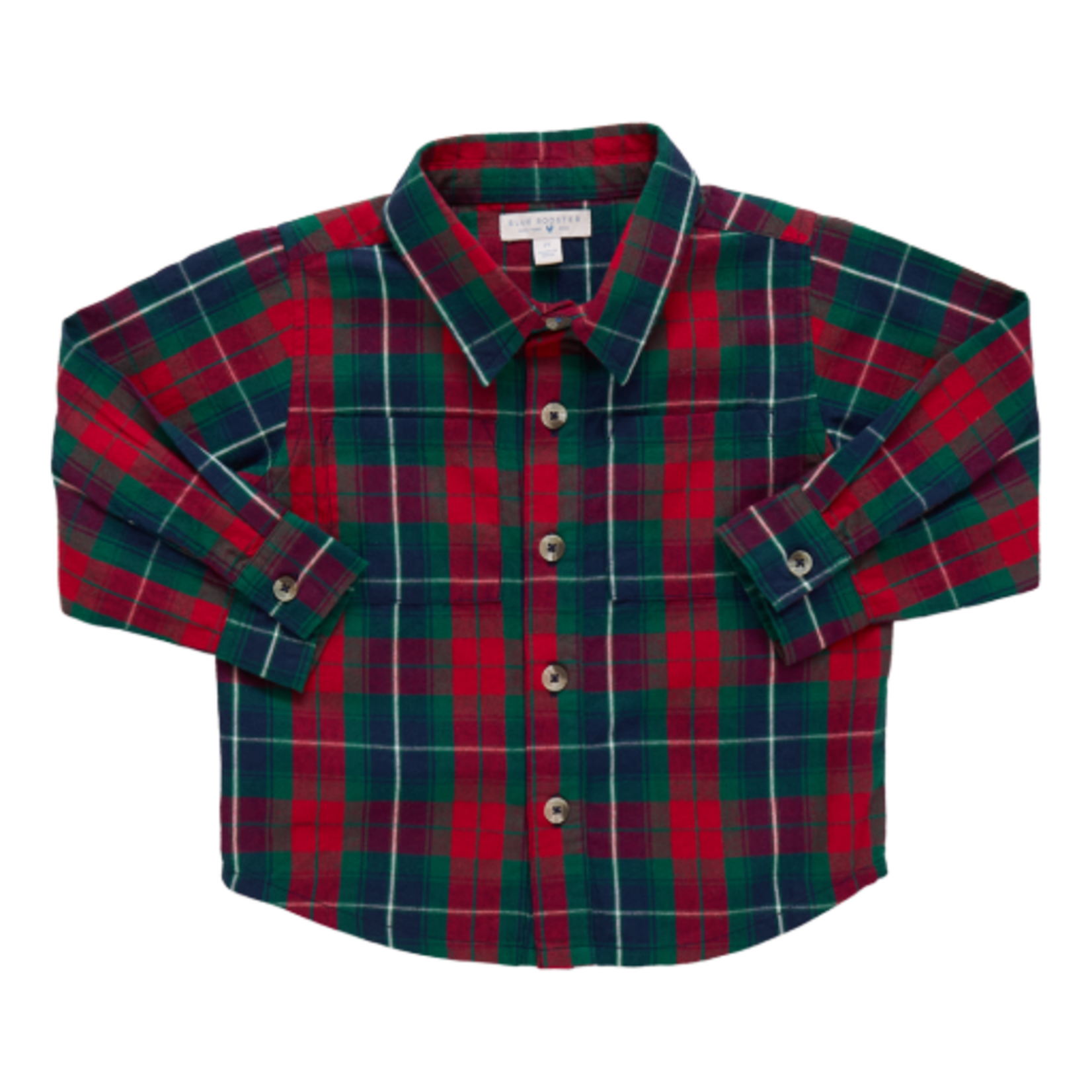 Pink Chicken boys jack shirt - red tartan