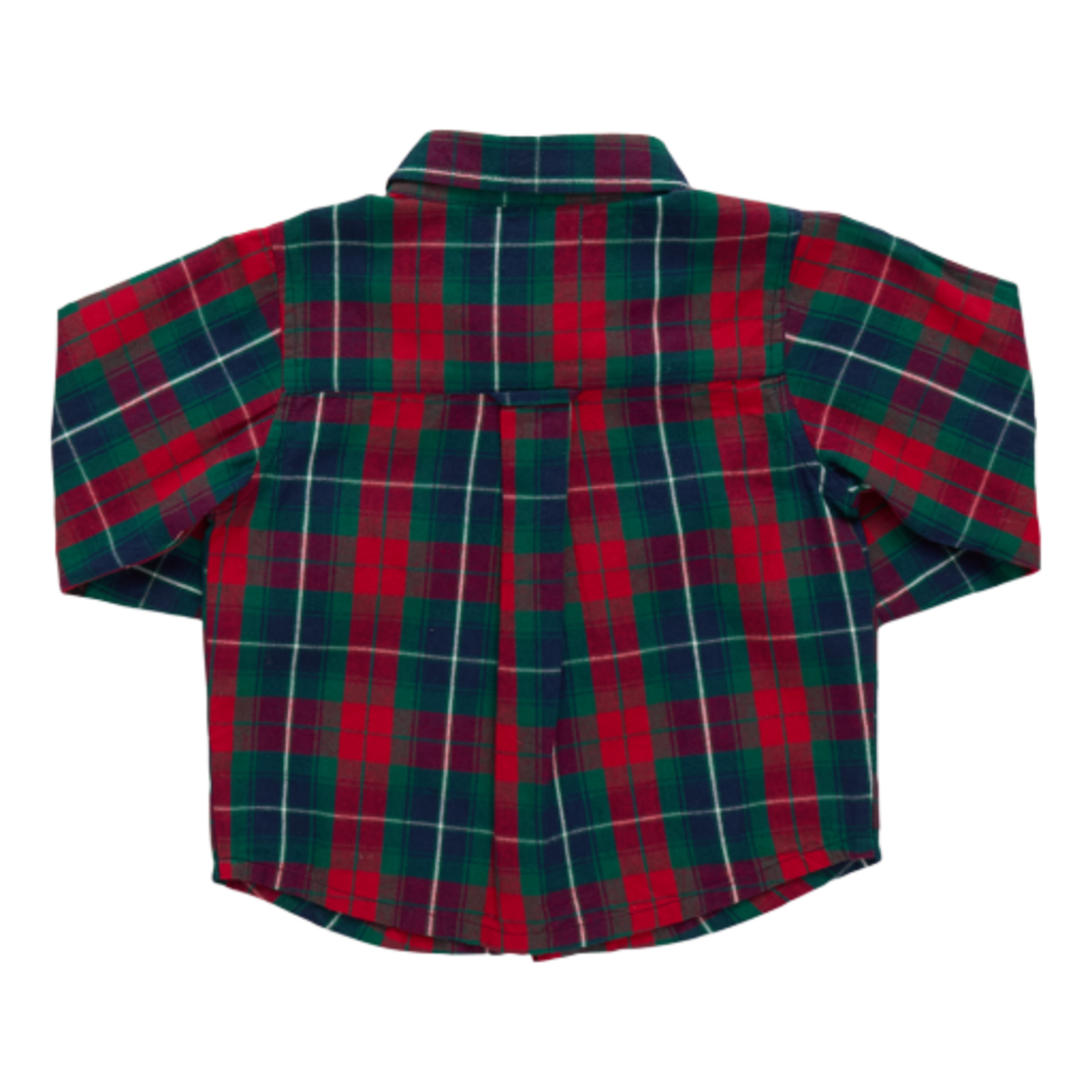 Pink Chicken boys jack shirt - red tartan