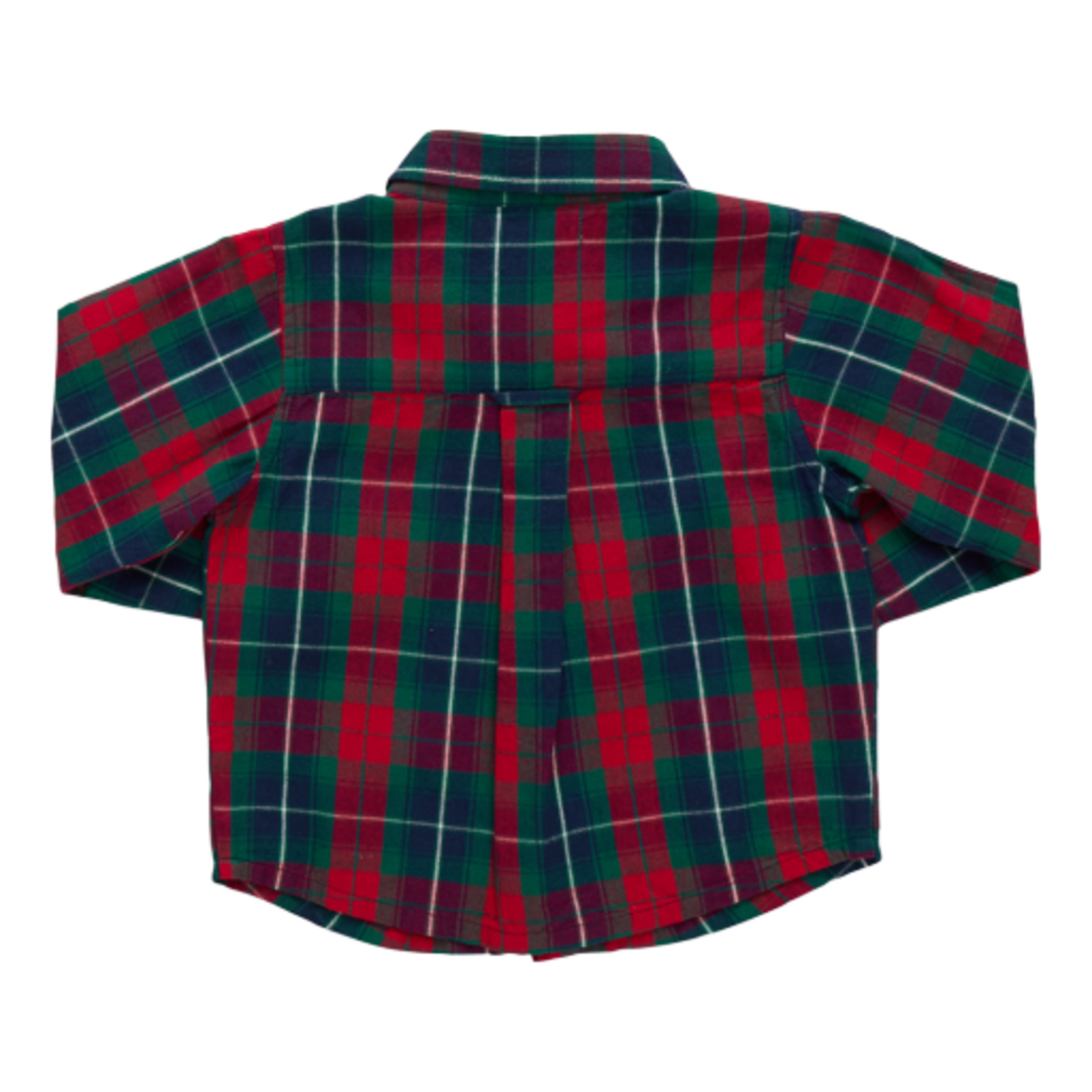 Pink Chicken boys jack shirt - red tartan