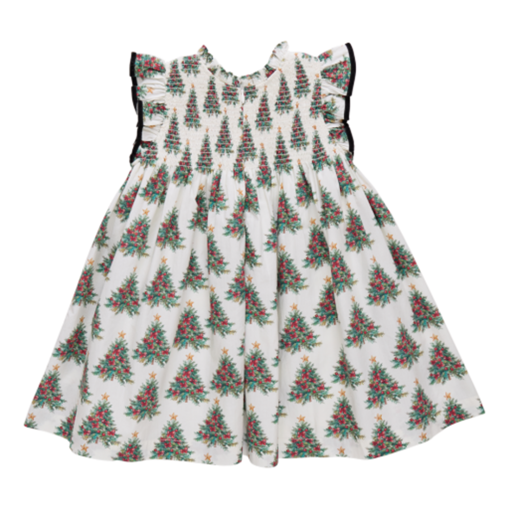 Pink Chicken girls stevie dress - vintage trees