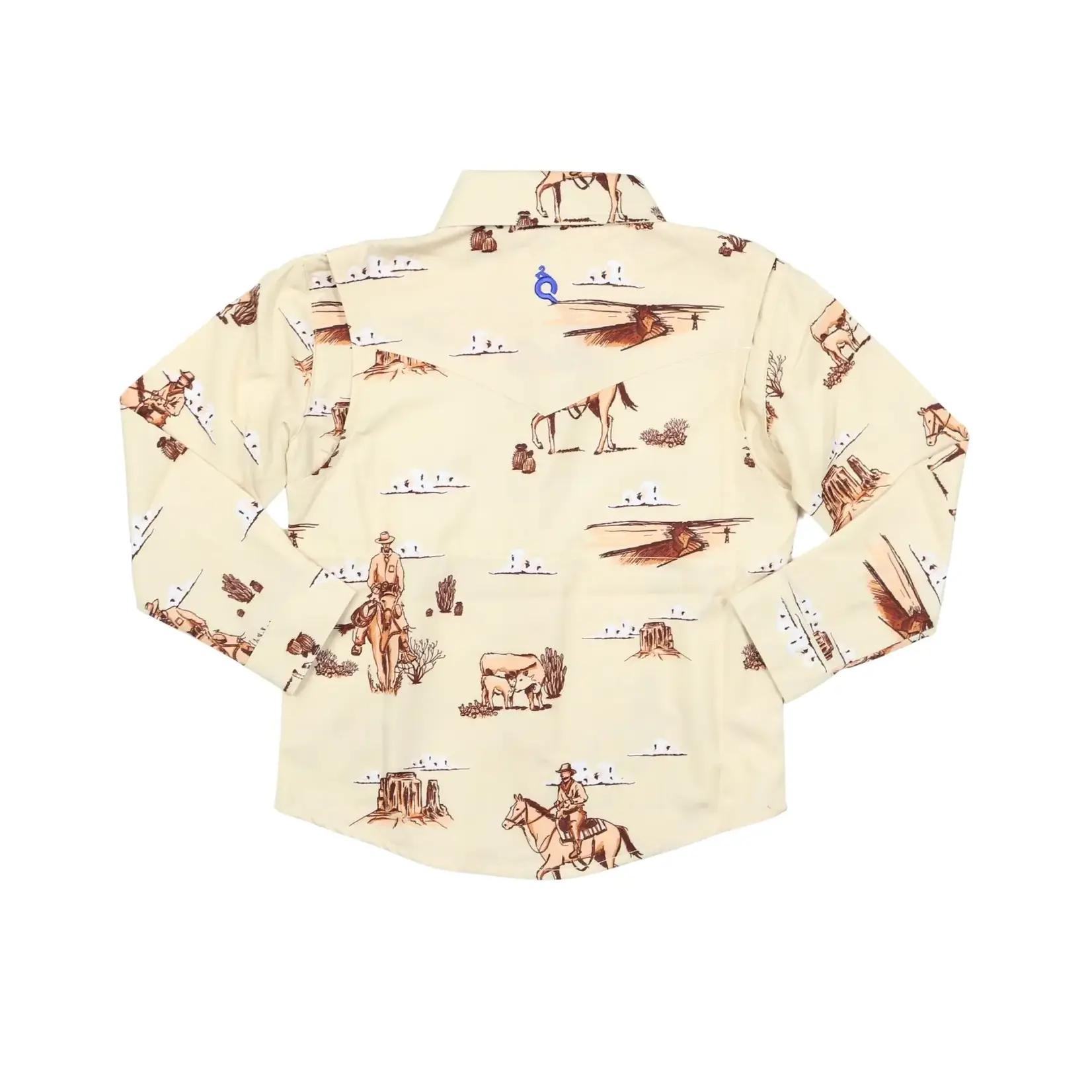 Blue Quail Cattle Drive Pearl Snap Long Sleeve Shirt