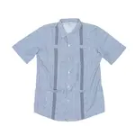 Blue Quail Gameday Guayabera - Navy Short Sleeve Shirt
