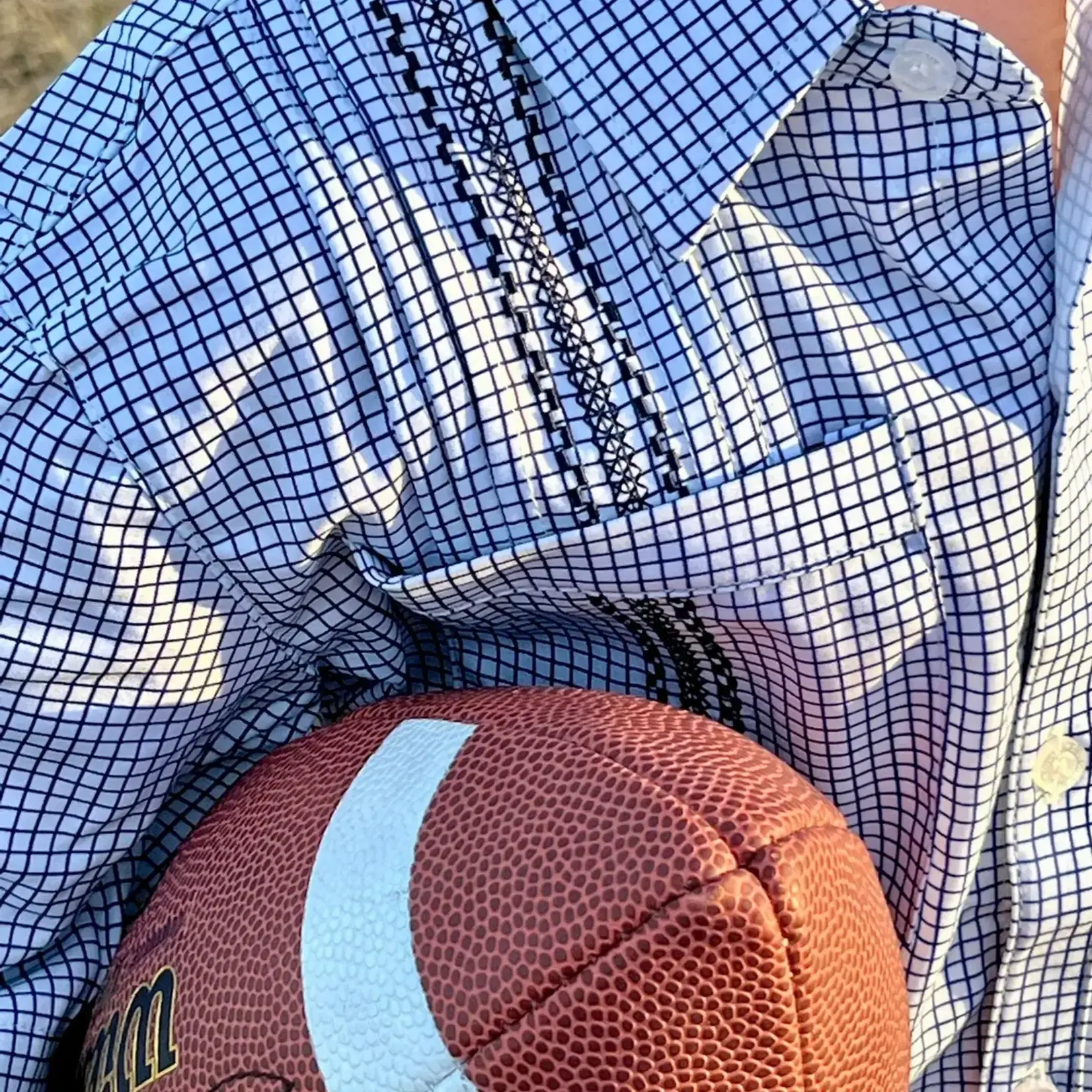 Blue Quail Gameday Guayabera - Navy Short Sleeve Shirt