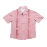 Blue Quail Gameday Guayabera - Red Short Sleeve Shirt