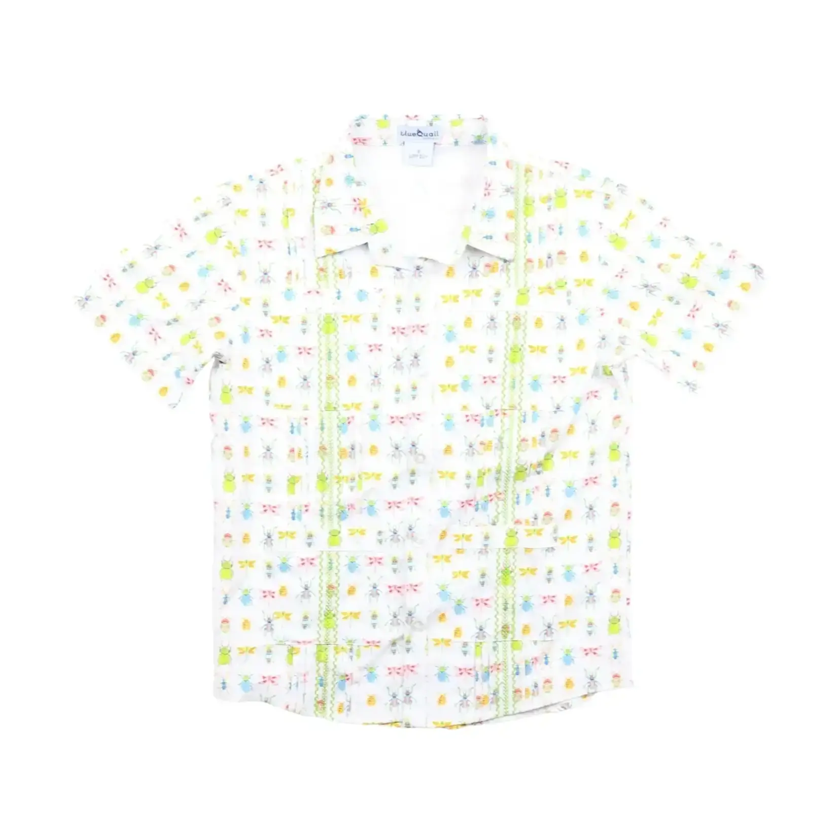 Blue Quail Guayabera - Beetles Short Sleeve Shirt