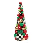 MacKenzie-Childs jolly holiday bauble tree