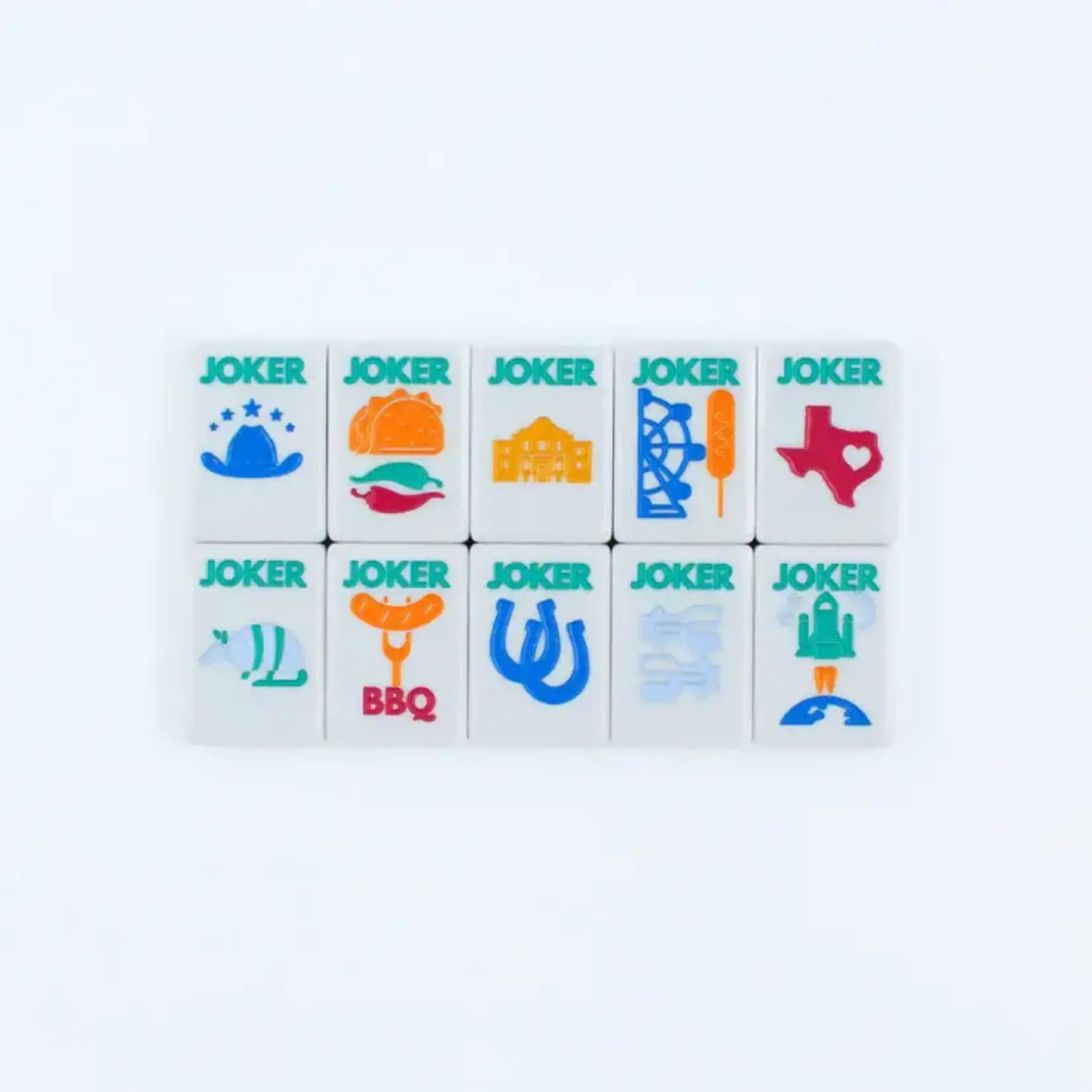 My Fair Mahjong Mesquite White Texas Series Mahjong Set