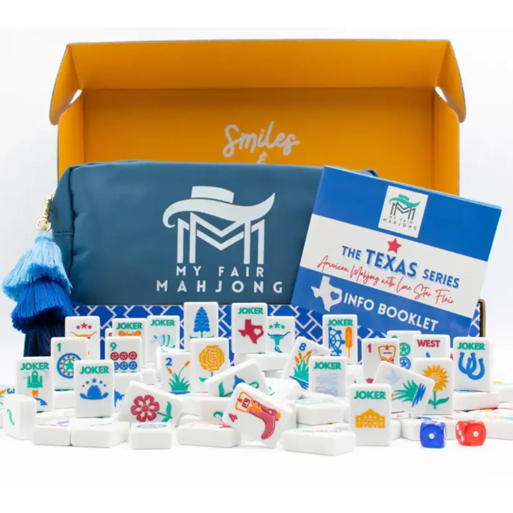 My Fair Mahjong Mesquite White Texas Series Mahjong Set