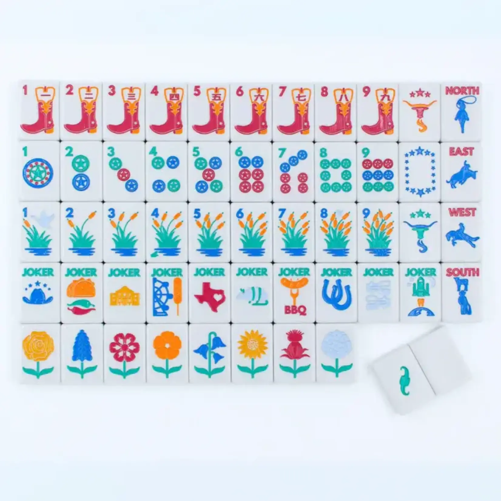 My Fair Mahjong Mesquite White Texas Series Mahjong Set