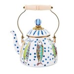 MacKenzie-Childs go fish 2 quart tea kettle