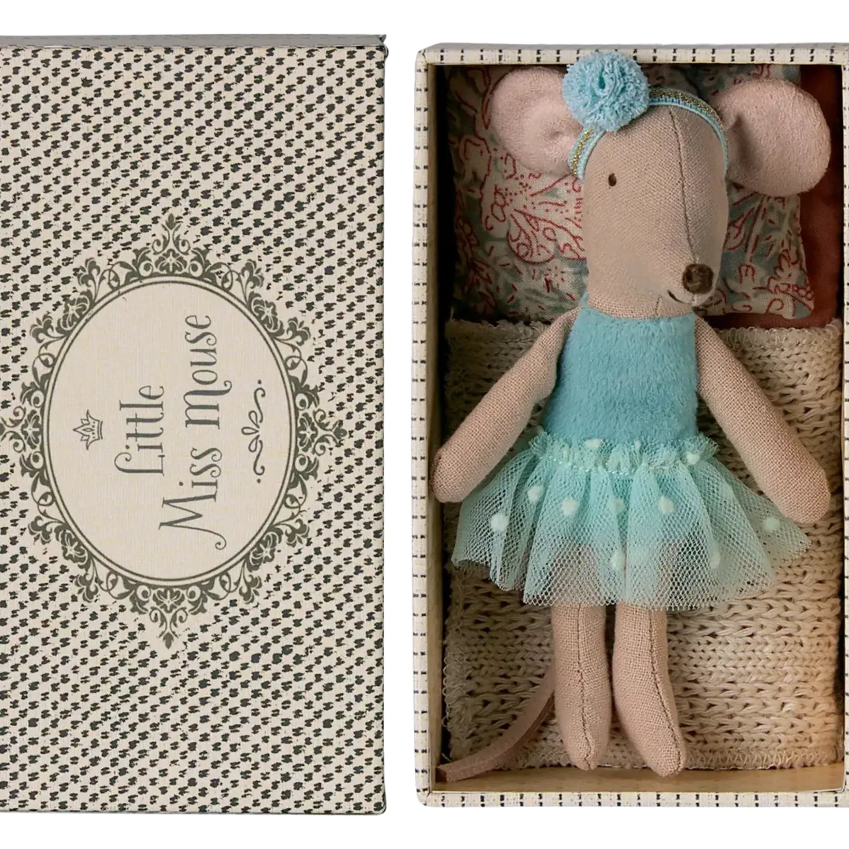 Maileg USA Dance mouse in daybed, Little sister