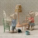 Maileg USA Vintage chair, Mouse - Dark powder
