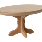 Maileg USA Oval coffee table, Mouse - Nature