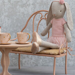 Maileg USA Vintage bench, Mini - Dark powder