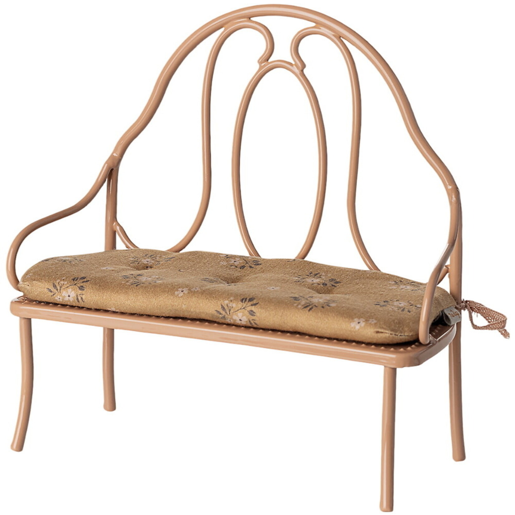 Maileg USA Vintage bench, Mini - Dark powder