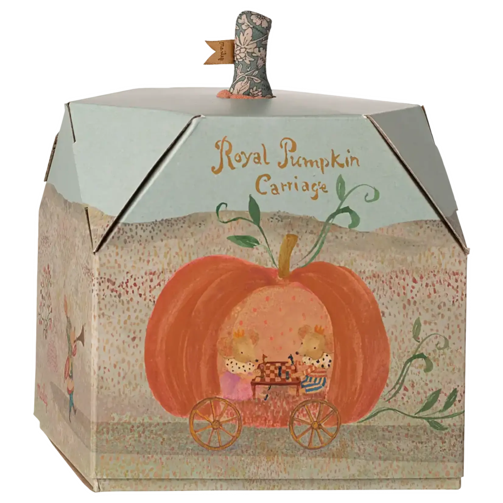 Maileg USA Pumpkin carriage, Mouse