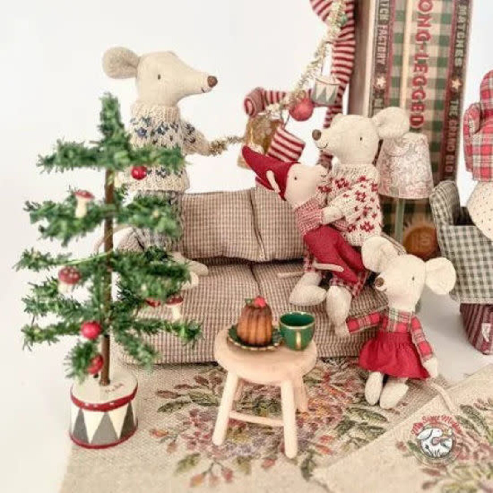 Maileg USA Christmas tree, Mouse
