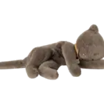 Maileg USA Sleeping kitten plush, Medium - Grey