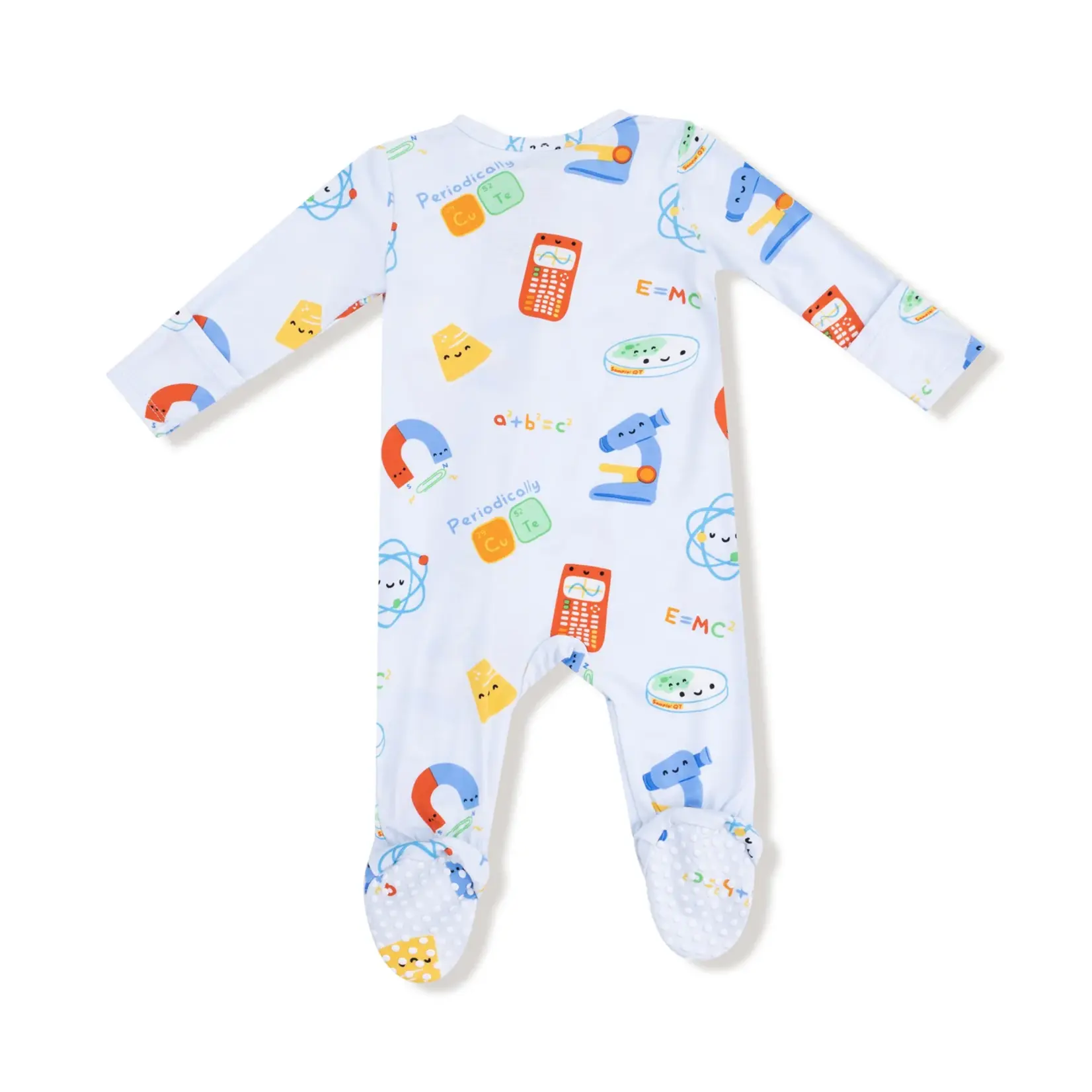Angel Dear Future Scientist - Blue - 2 Way Zipper Footie