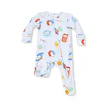 Angel Dear Future Scientist - Blue - 2 Way Zipper Footie