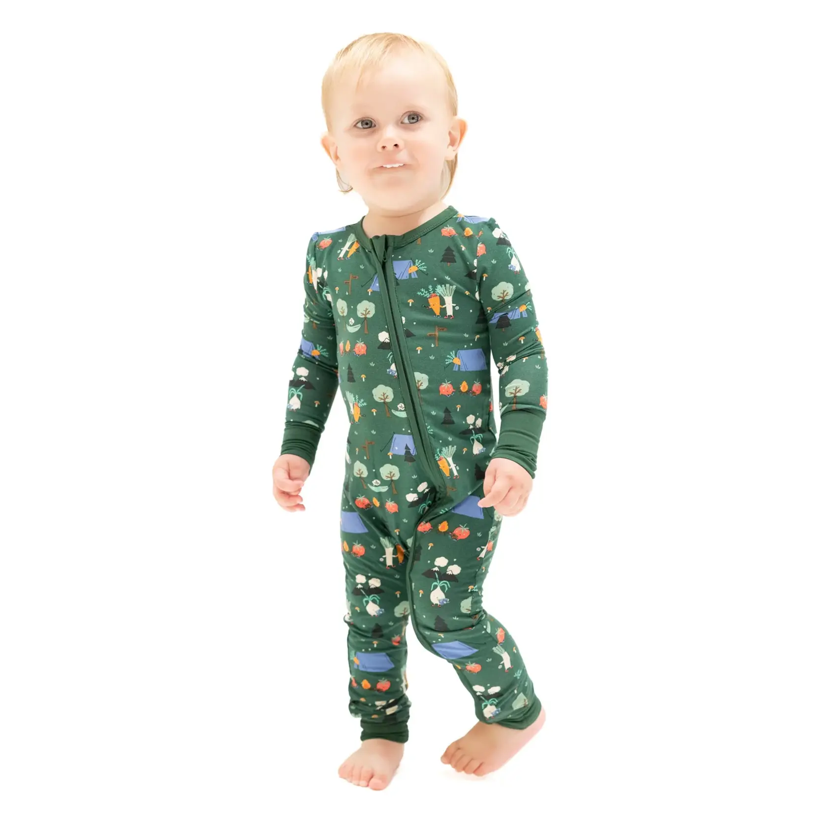 Angel Dear Camping Veggies - 2 Way Zipper Romper