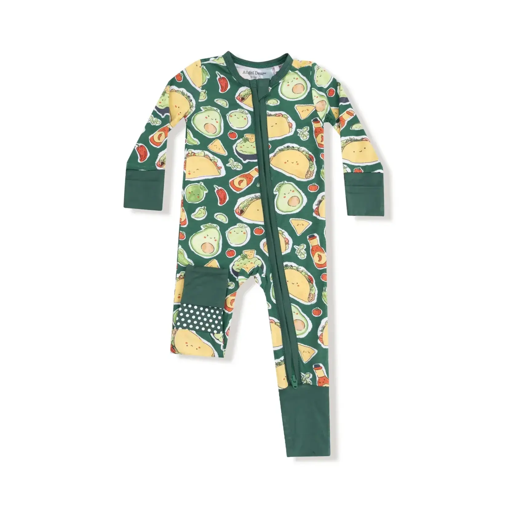 Angel Dear Happy Tacos - 2  Way Zipper Romper