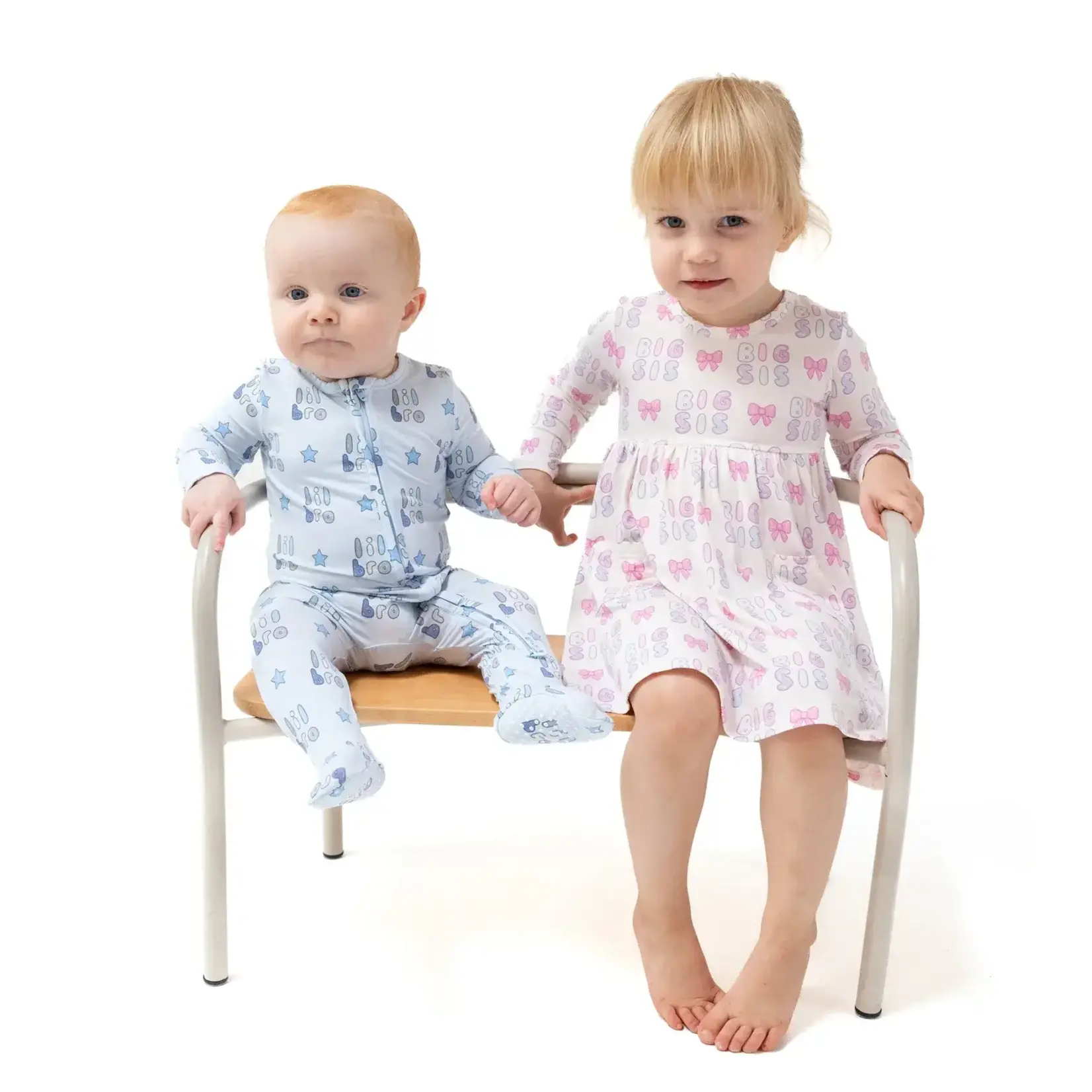Angel Dear Lil Bro - 2 Way Zipper Footie